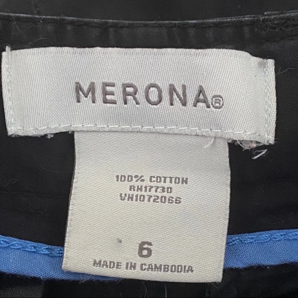 MERONA 100% cotton Bermuda shorts zip front 6